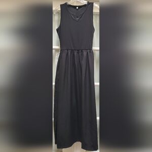 NWT Molerani Women's Black Tank Top Full-Length Dress - Size M